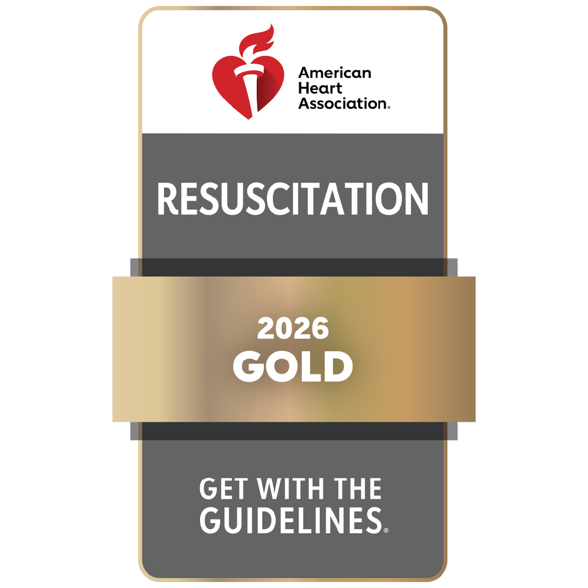 American Heart Association - 2026 Gold Resuscitation - Get with the Guidelines