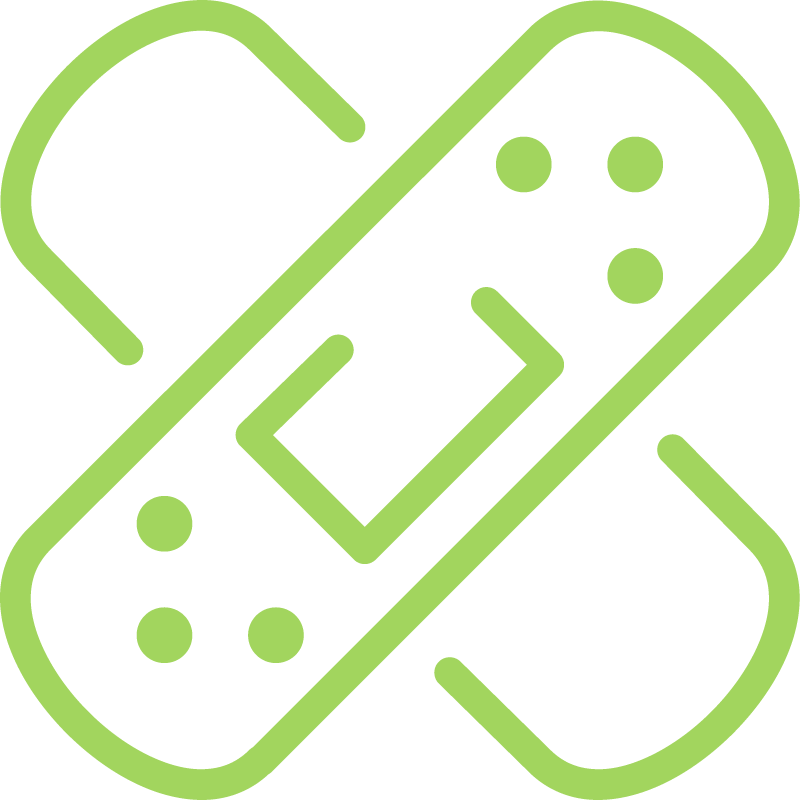 bandaids overlapping icon