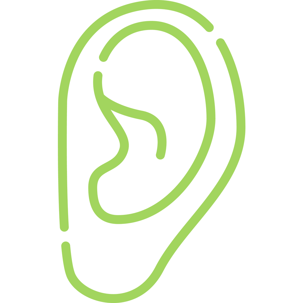Green ear icon