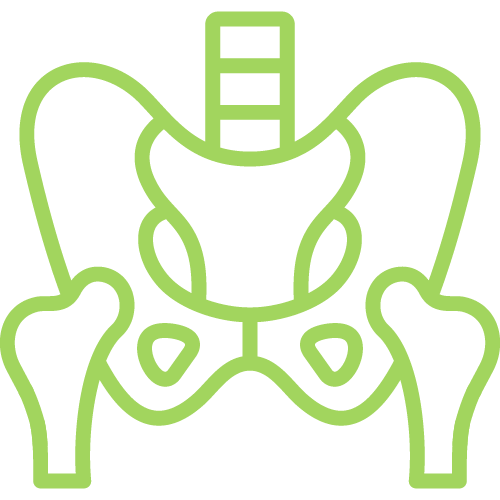Green hip icon
