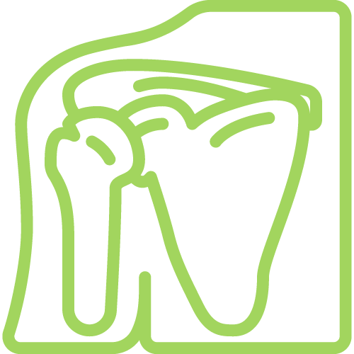 Green shoulder icon
